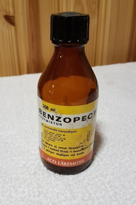 VANHA APTEEKKI PULLO BENZOPECT YSKÄNLÄÄKE