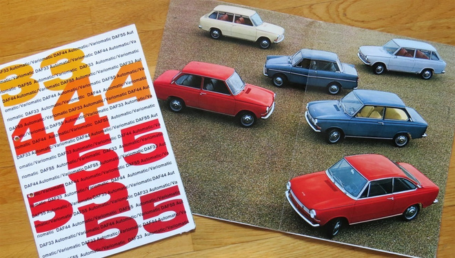 1969 DAF 33 44 55 esite - suom - 12 sivua