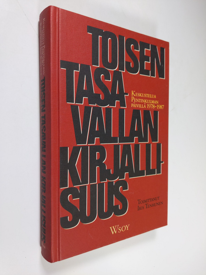 Iris (toim.) Tenhunen : Toisen tasavallan kirjallisuus : ...