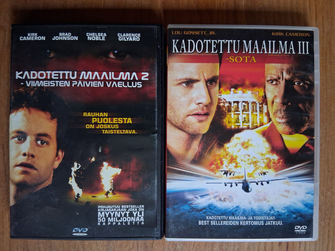Kadotettu maailma - Left Behind 2 & 3 DVD:t
