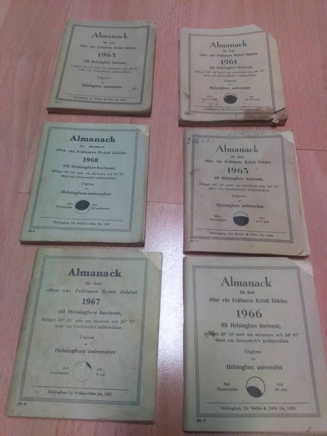 Yksi Almanakka 1960-luvulta