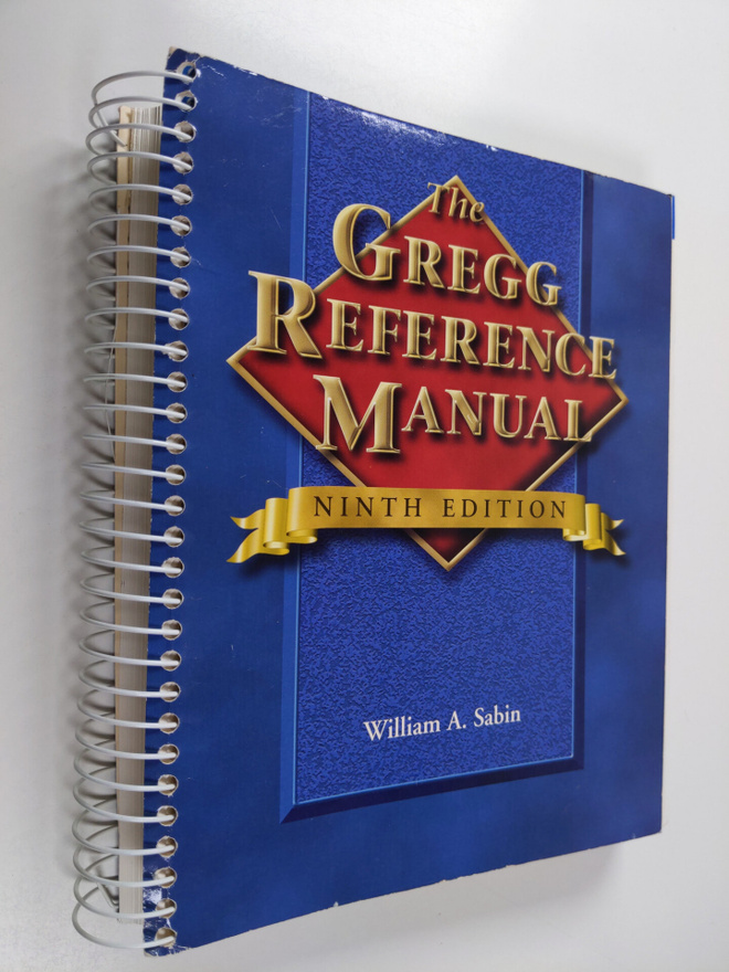 William A. Sabin : The Gregg Reference Manual