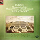 (LP) J.S. Bach, Linde-Consort – Musikalisches Opfer, BWV1079 - pikkukuva 1
