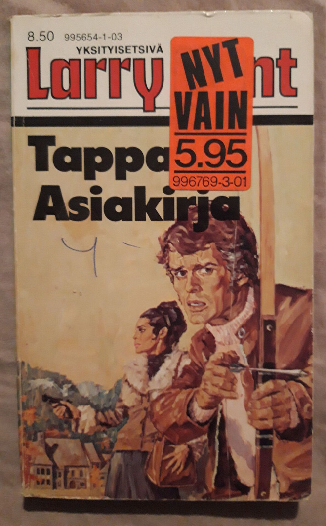 Larry Kent 103/1981: Tappava asiakirja