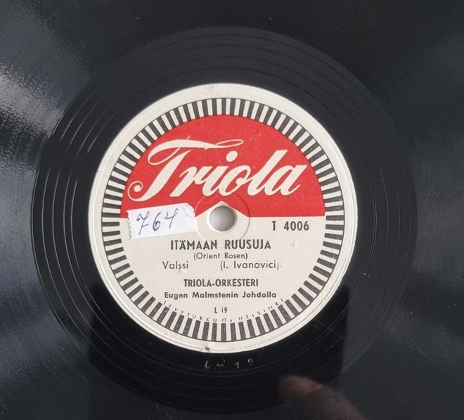 Savikiekko 1951 - Triola Orkesteri - Triola T 4006