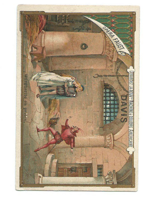 Wanha Mainoskortti 10,8 x 7,3 cm