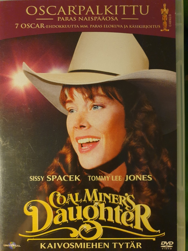 KAIVOSMIEHEN TYTÄR DVD (Sissy Spacek, Tommy Lee Jones)