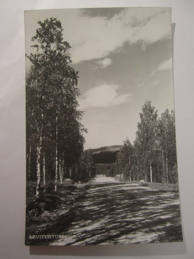Postikortti Lappi Levitunturi 1950-l  Alkup.Mallikappale
