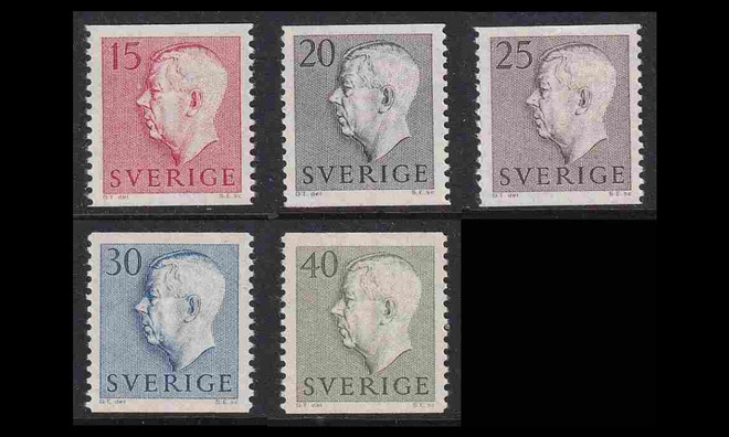 Ruotsi 424-8 ** Gustaf VI (1957)