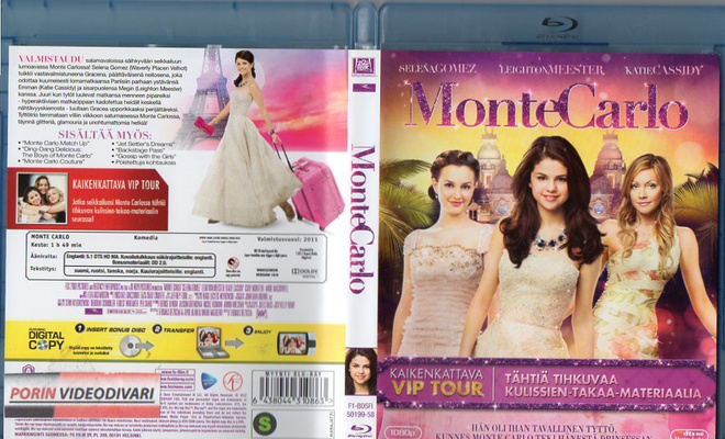 Monte Carlo	(75 200)	k	-FI-	BLUR+DVD	suomik.	(2)	selena gome