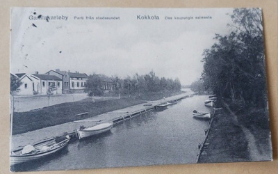 Kokkola, osa kaupungin salmesta, mv pk, p. 1926