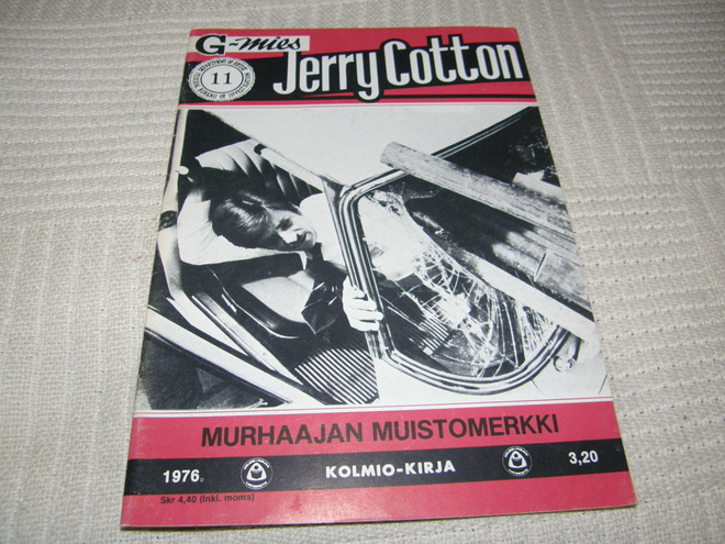 Jerry Cotton 11/1976 Murhaajan muistomerkki