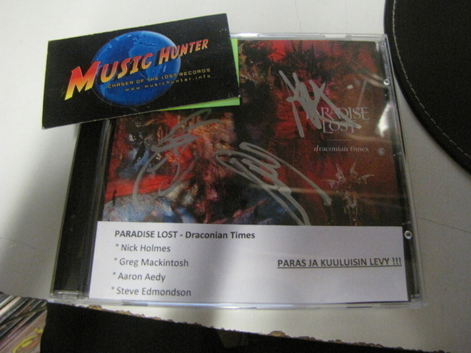 PARADISE LOST - DRACONIAN TIMES CD NELJÄLLÄ NIMMARILLA