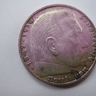Natsi-Saksa 5 Reichsmark 1938 D Paul von Hindenburg - pikkukuva 2