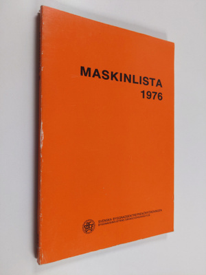Maskinlista 1976