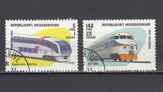 Madagaskar 1993 Mi 1562, 1564 Vetureita