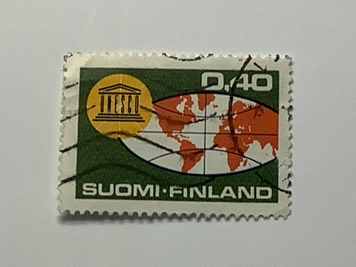 614 / 1966 UNESCO 20v o leimattu