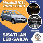Mazda 2 (MK1) Sisätilan LED-sarja 4-osainen - pikkukuva 1
