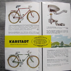 KARSTADT.....polkupyörämainos saksasta v. 1962. - pikkukuva 4