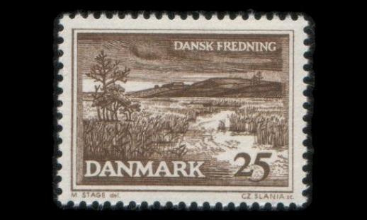 Tanska 425x ** Luonnonsuojelu x-paperi (1964)