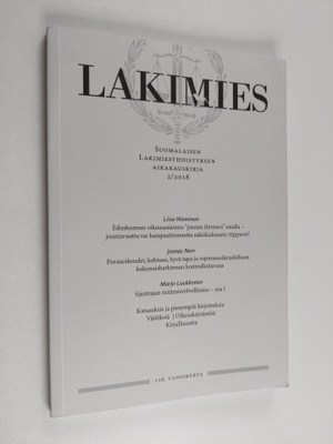 Lakimies : Suomalaisen lakimiesyhdistyksen aikakauskirja ...