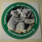 Postipankki, Kultapossukerho, koala-tarra - pikkukuva 1