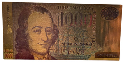 1000 Markkaa 1986 KULLATTU
