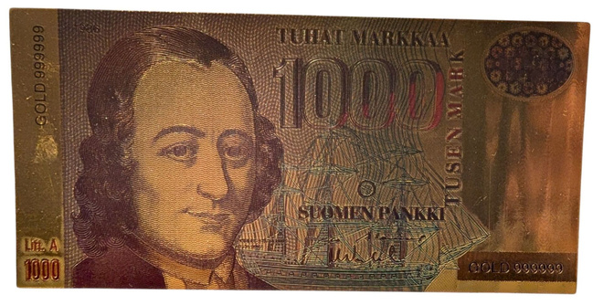 1000 Markkaa 1986 KULLATTU