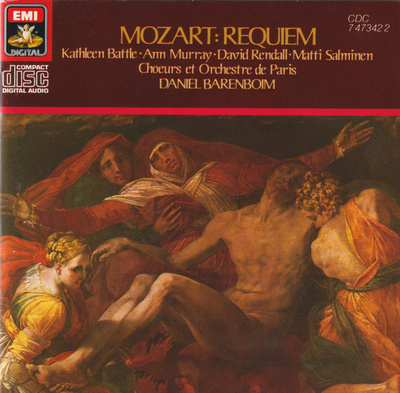 Mozart - Requiem, K.626: Barenboim (CD) HYVÄ KUNTO!!