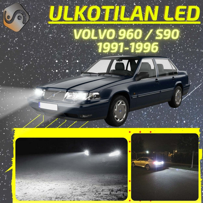 960 / S90 1991-1996 Ulkoiset LED -valot