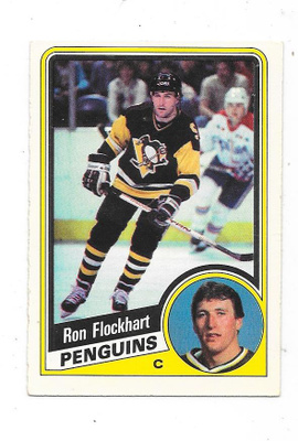 1984-85 OPC #174 Ron Flockhart , Pittsburgh Penguins