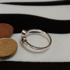 21mm kotimainen desing hopea sormus kivillä KJ 925 - pikkukuva 2