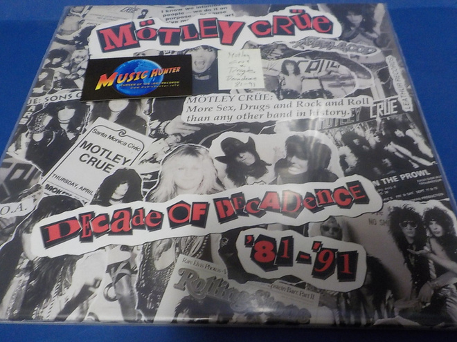 MÖTLEY CRÜE - DECADE OF DECADENCE '81-'91 M-/EX+ 2LP