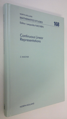 Z. Magyar : Continuous Linear Representations