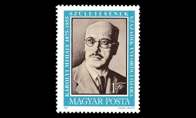 Unkari 3023 ** Presidentti Mihály Károlyi (1975)
