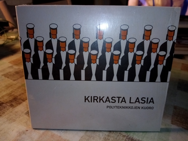 CD Polyteknikkojen Kuoro :  Kirkasta lasia ( UUSI) SIS POSTI