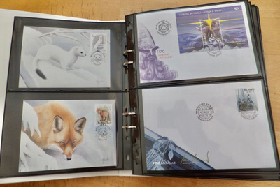 116 Ensipäiväkuorta FDC Ahvenanma Åland Postin Kansiossa