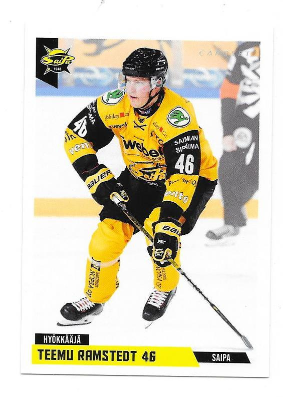 2019-20 CardSet #129 Teemu Ramstedt Saipa