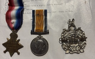 Iso-Britannia: 1914-1914 star, war medal, katso kuvaus
