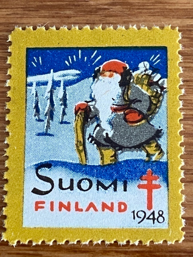 JOULUMERKKI JOULUPUKKI l 1948**