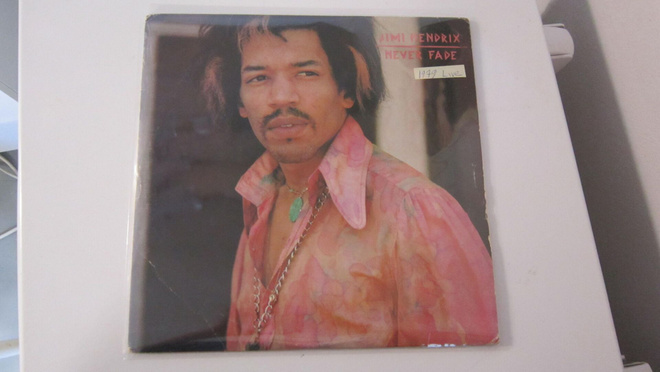 Jimi Hendrix 2LP USA 1979 Never Fade - live