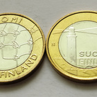 Suomi 5 eur, maakuntaraha+maakuntien rakenn. Ahvenanmaa, unc - pikkukuva 1