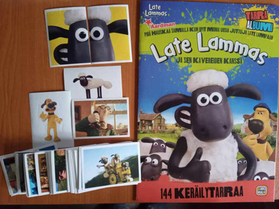 Late Lammas keräilyalbumi +kaikki 144 tarraa