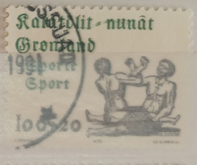 Grönlanti: Urheilun tuki, Mi 97, 1976 o