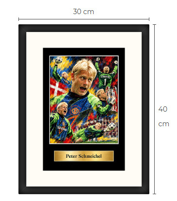 Uusi Peter Schmeichel Manchester art print Limited Edition