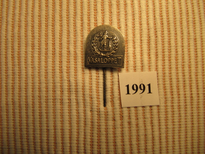 Vasaloppet rintamerkki 67:s hiihto 1991