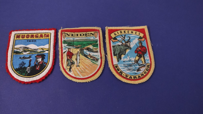 Hihamerkki NUORGAM KIRKENES NEIDEN 3kpl