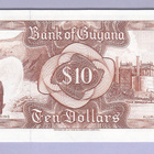 Guyana 10 Dollars v.1992 UNC P-23f - pikkukuva 2