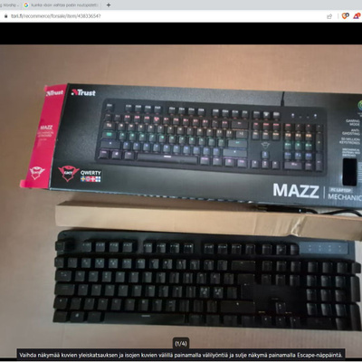 Outemu Red -mekaaniset kytkimet, Malli: Trust GXT 863 Mazz