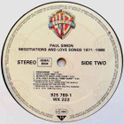 (LP) Paul Simon - Negotiations And Love Songs (1971-1986) - pikkukuva 5